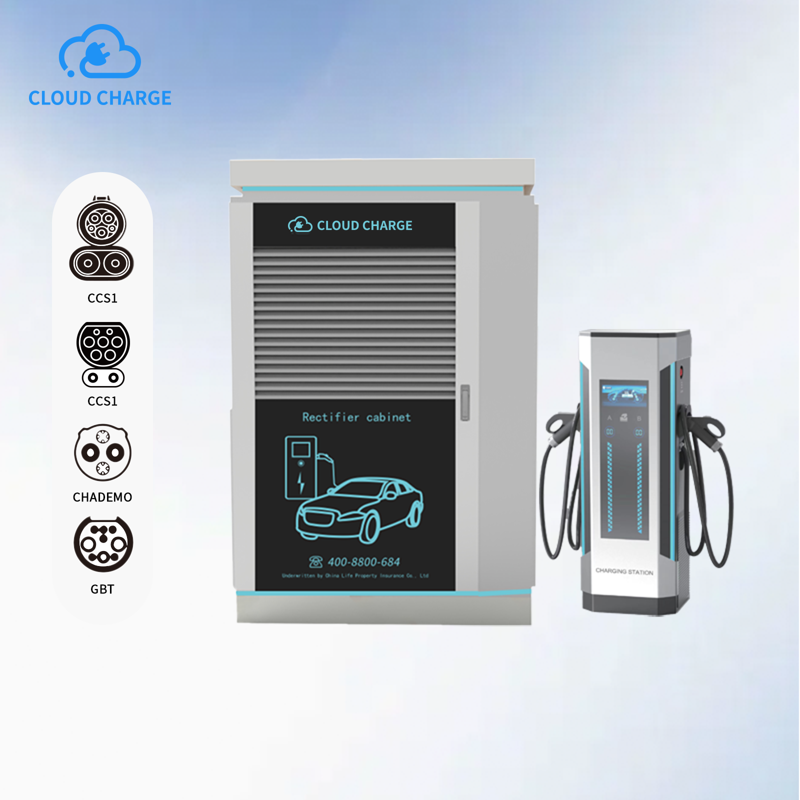 Liquid-cooled EV Charging Station